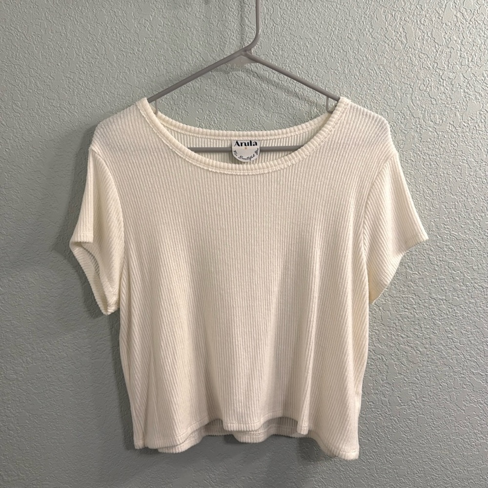 Arula Ivory Babydoll Tee Size B
